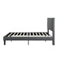 Full Size Upholstered Platform Bed Frame with Headboard