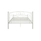 Full Size Unique Flower Sturdy System Metal Bed Frame
