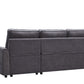 Modern Modular L-Shaped Sofa Bed with Chaise Longue