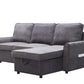 Modern Modular L-Shaped Sofa Bed with Chaise Longue