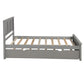 Platform Bed with Twin Size Trundle, Twin Size Frame