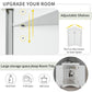 White Triangle Bathroom Storage Cabinet