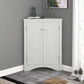 White Triangle Bathroom Storage Cabinet