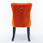 Nikki Collection Modern Velvet Upholstered Dining Chair Set