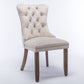 Nikki Collection Modern Velvet Upholstered Dining Chair Set