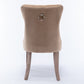 Nikki Collection Velvet Upholstered Dining Chair Set