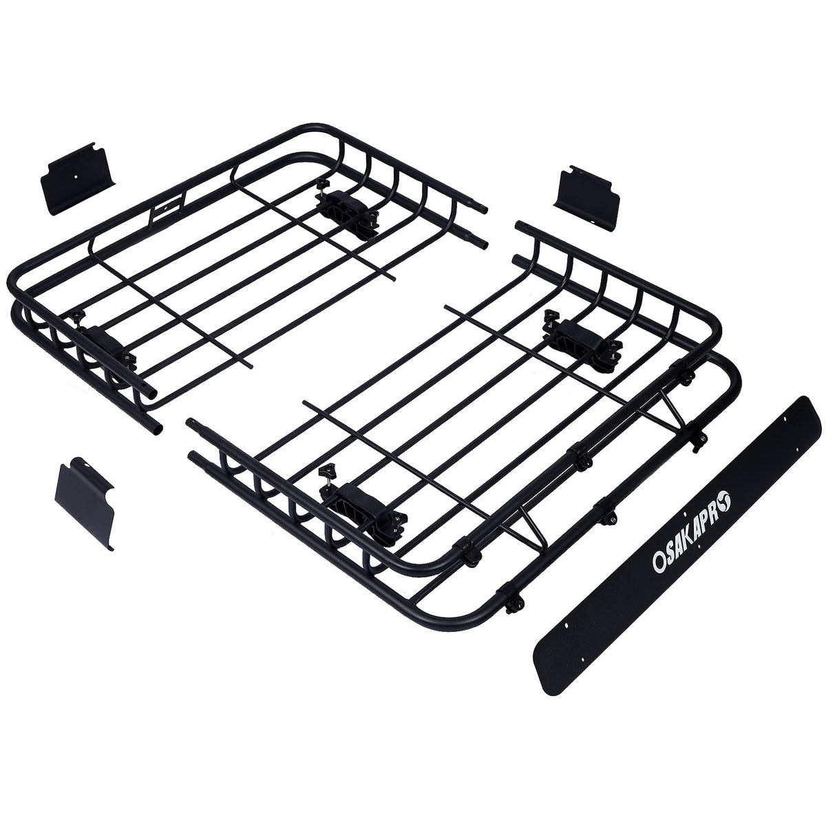 Rooftop Cargo Carrier Basket Motoring Roof Rack - 42"