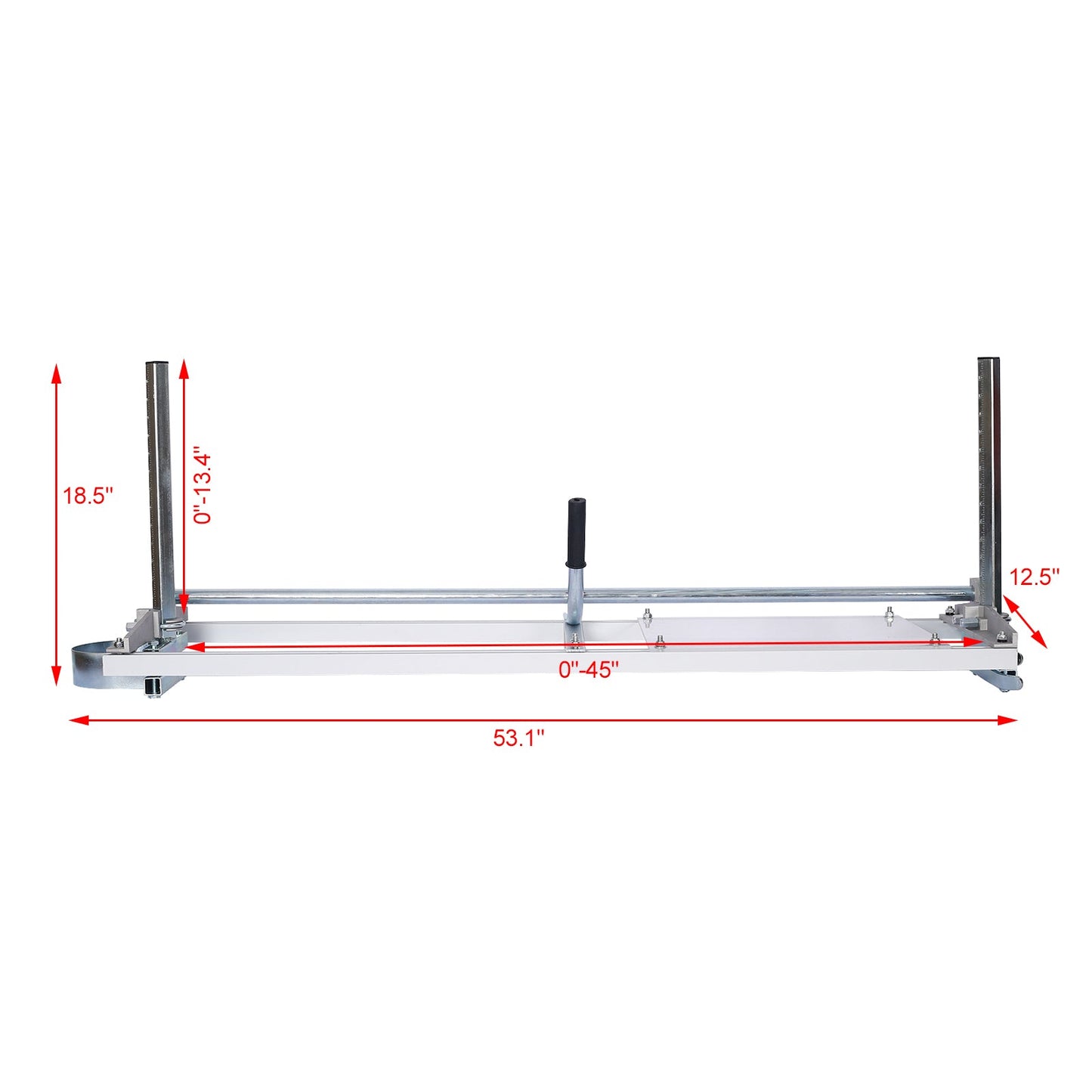 Portable Chain Saw Mill Aluminum Steel Planking Lumber