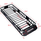 Rooftop Cargo Carrier Basket Motoring Roof Rack - 64"