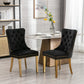 Nikki Collection Modern Velvet Dining Chair Set of 2