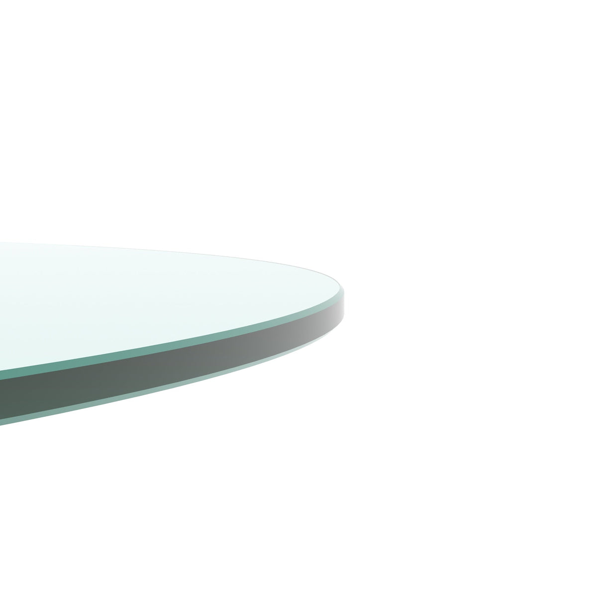 36-Inch Round Tempered Glass Table Top