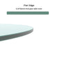 20 Inch Round Tempered Glass Table Top