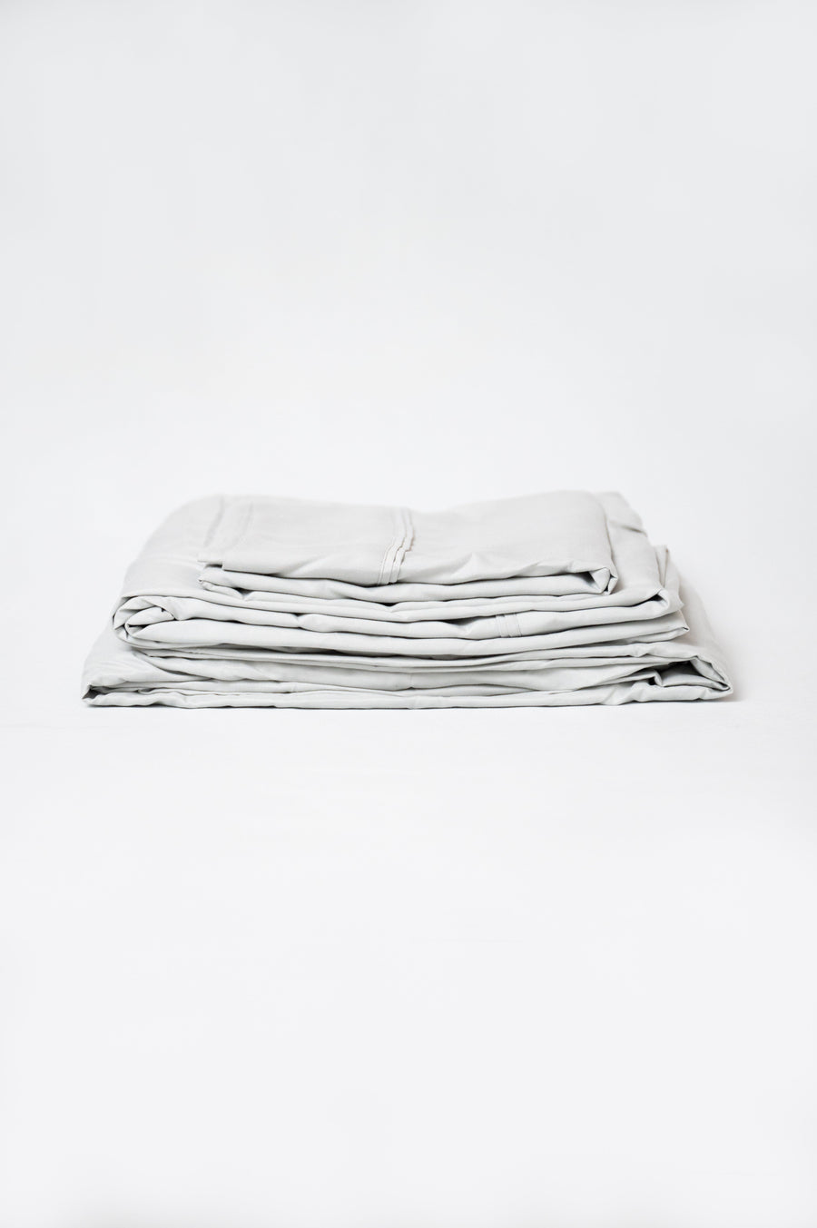 Omne Sleep 4-Piece Pewter Microplush and Bamboo King Hypoallergenic Sheet Set