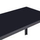 47.25 Inch 4-Seater Tempered Glass Dining Table