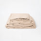 Omne Sleep 4-Piece Khaki Microplush and Bamboo Twin Hypoallergenic Sheet Set