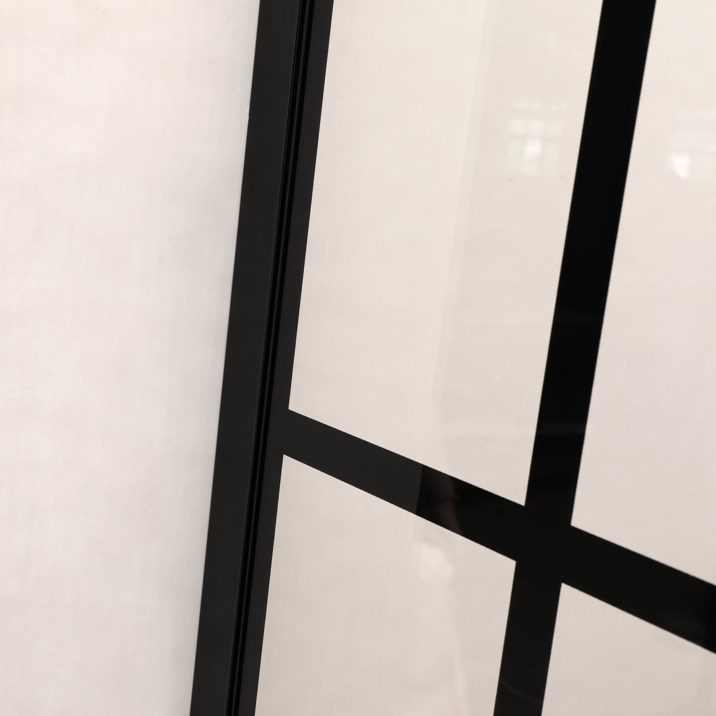 38" W x 72" H Frameless Fixed Shower Door
