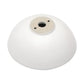 16"x16" White Ceramic C Vessel Bathroom Sink