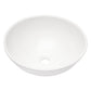 16"x16" White Ceramic C Vessel Bathroom Sink
