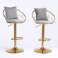 Grey Velvet Bar Chair