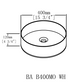 Ceramic Round Above Counter