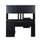 Antiqued Home Office Computer Desk with Hutch