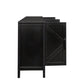 Cabinet with 4 Doors and Open Shelves