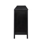 Cabinet with 4 Doors and Open Shelves