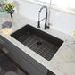 28 Inch Undermount Sink - Gunmetal