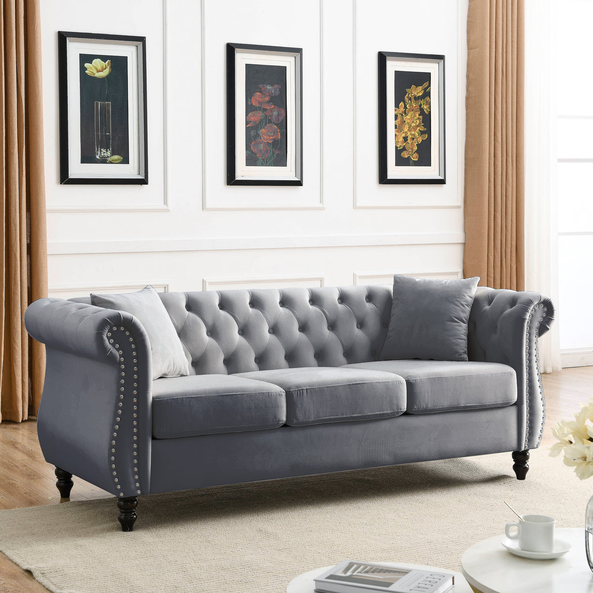 80" Chesterfield Sofa