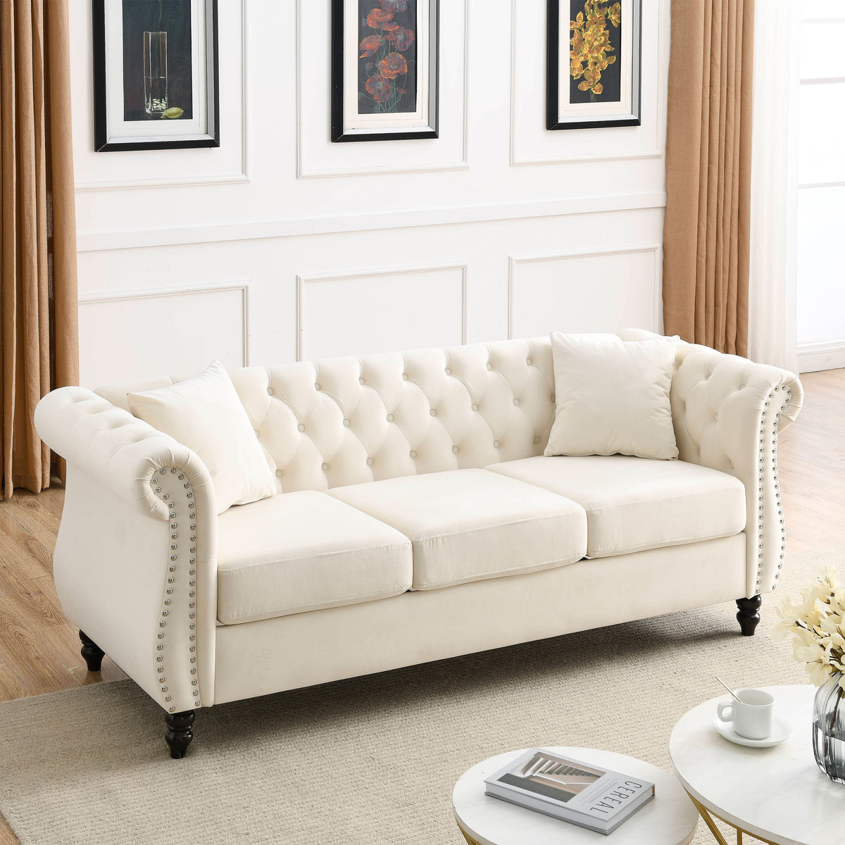 80" Chesterfield Sofa