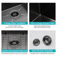 30 Inch Undermount Sink - Gunmetal Finish
