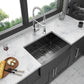 24" x 21" x 10" Gunmetal Kitchen Sink