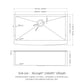 36" Gunmetal Black Farmhouse Sink