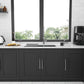 Double Bowl (60/40) Undermount Sink - 33"x19"x10" Gunmetal
