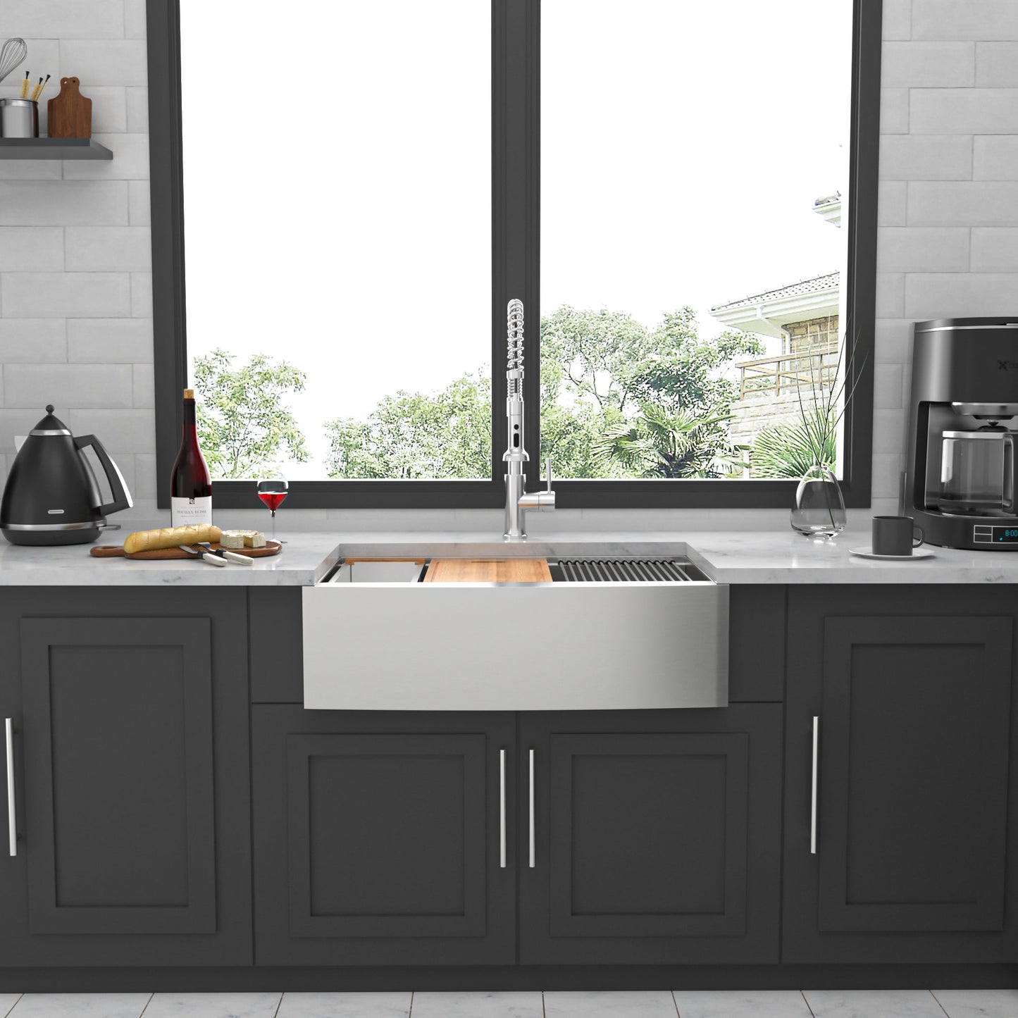 30 Farmhouse Sink Workstation