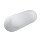 67 Inch Solid Surface Oval Shape Soaking Bathtub