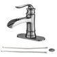 Waterfall Spout Bathroom Faucet - Brushed Nickel