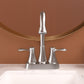 4 Inch 2 Handle Centerset Bathroom Faucet