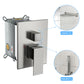 Dual Shower Head - 10 Inch Wall Mounted Square Shower System