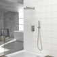Dual Shower Head - 10 Inch Wall Mounted Square Shower System