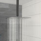 Dual Shower Head - 10 Inch Ceiling Mount Square Shower System