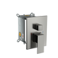 Dual Shower Head - 10 Inch Wall Mounted Square Shower System