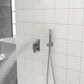 Dual Shower Head - 12 Inch Wall Mounted Square Shower System