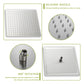 Brushed Nickel Shower System with Waterfall Tub Spout