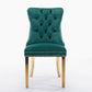 Nikki Collection Modern Velvet Dining Chair Set of 2