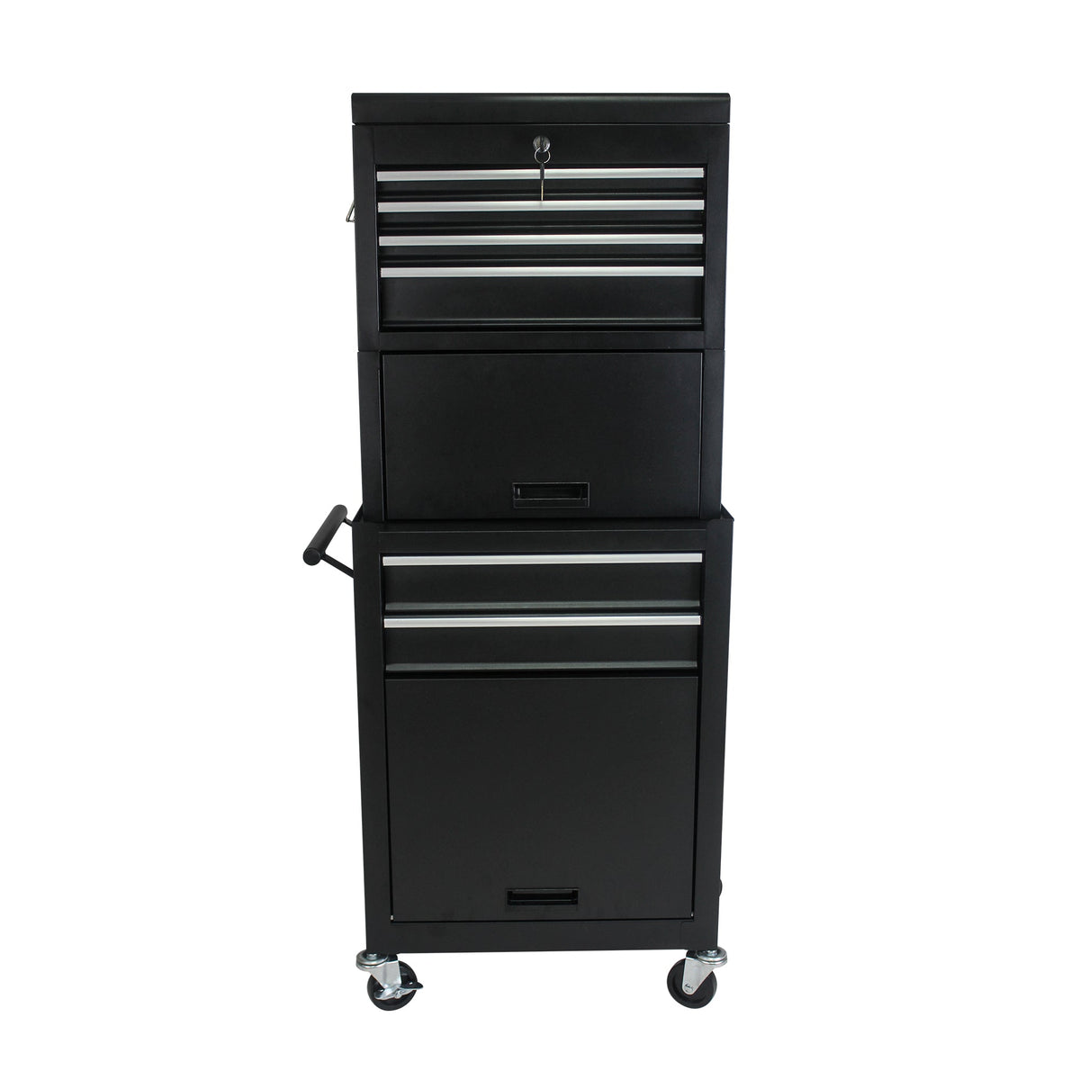 Tool Cabinet on Wheels - 6-Drawer Lockable Rolling Tool Chest