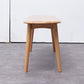 Natural Solid Oak Wood Dining Bench