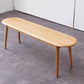Natural Solid Oak Wood Dining Bench