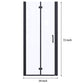 Bi-Fold Semi-Frameless Shower Doors