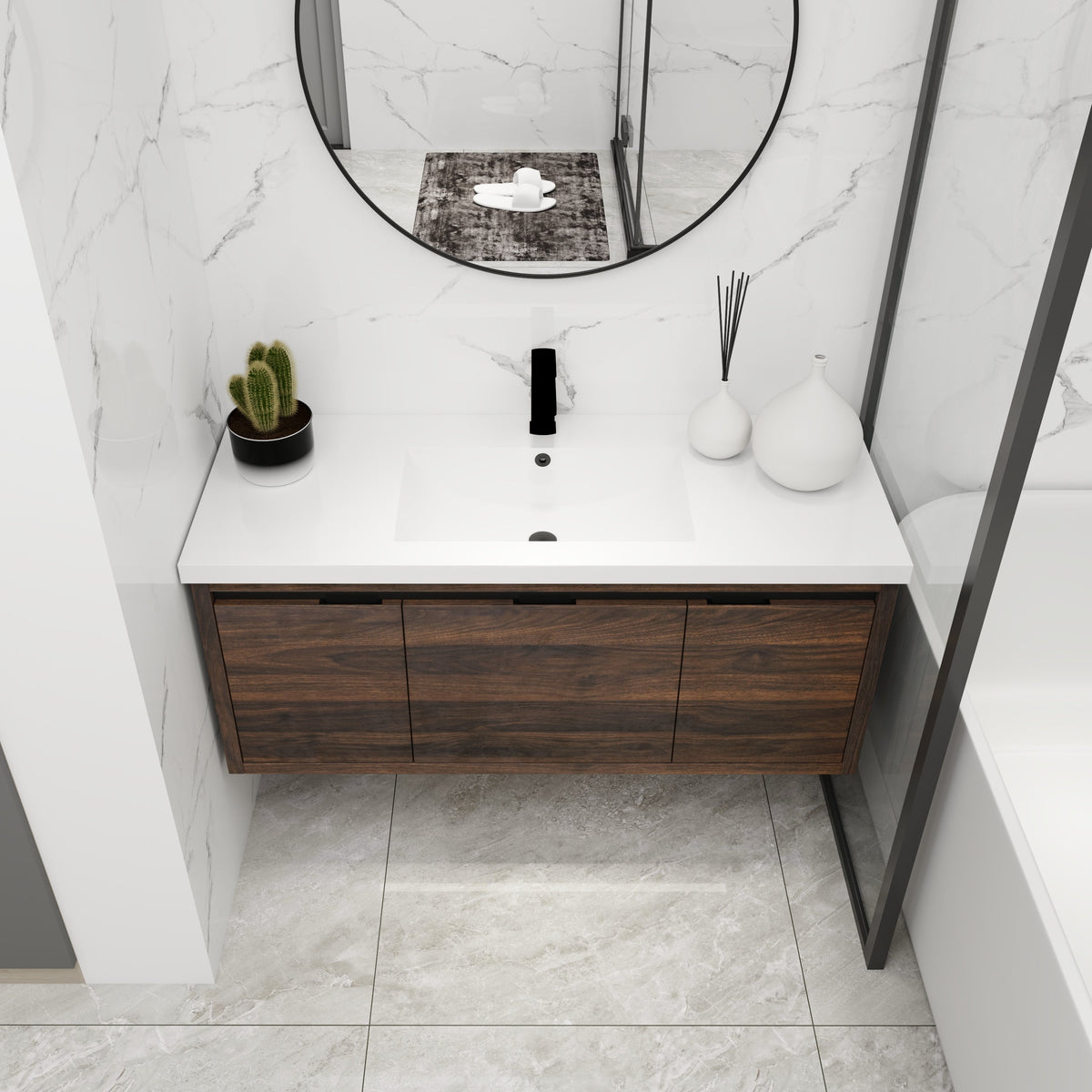 48 Inch Bathroom Cabinet With Sink